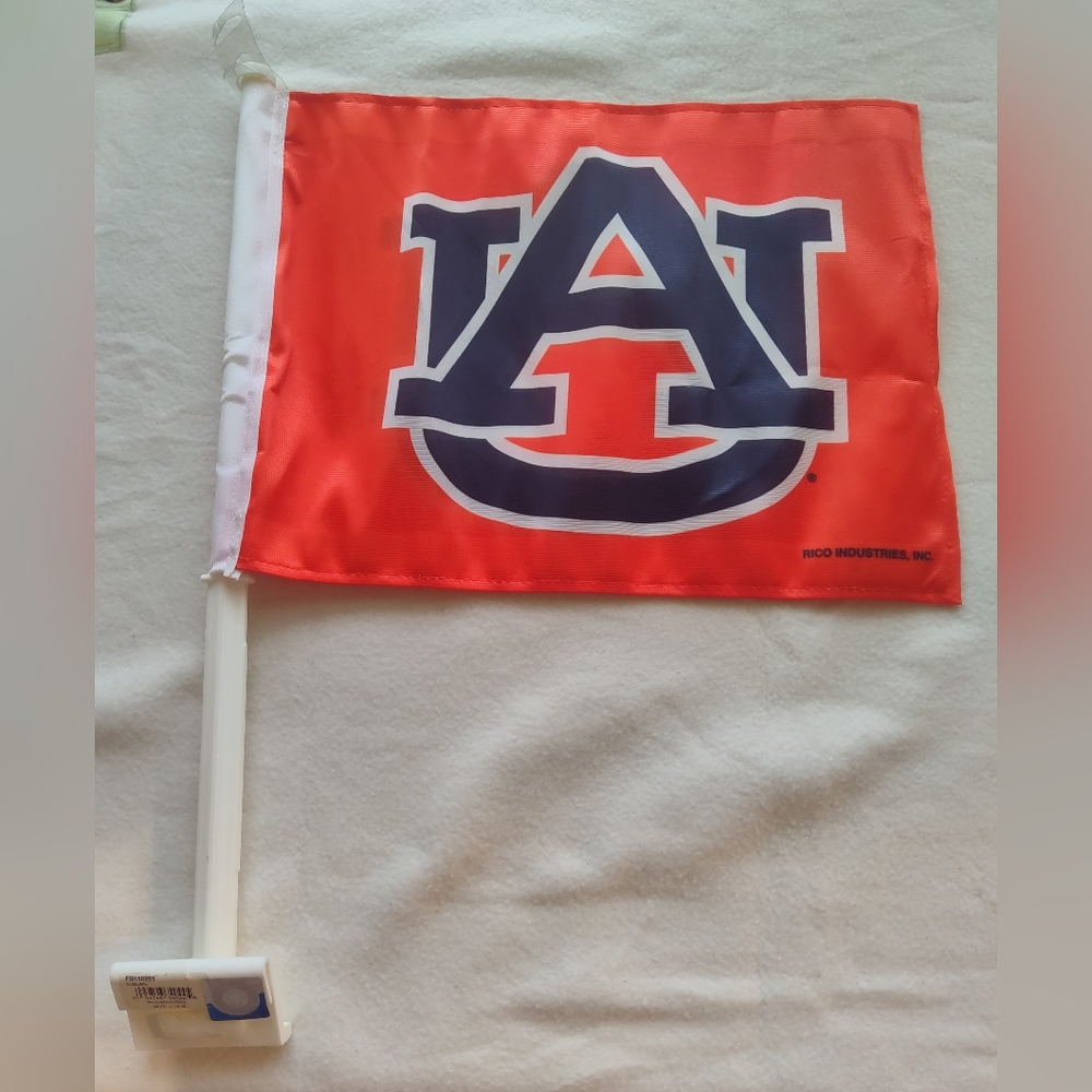 Auburn University Collegiate Sports Team Car Window Flag 2/2 Football